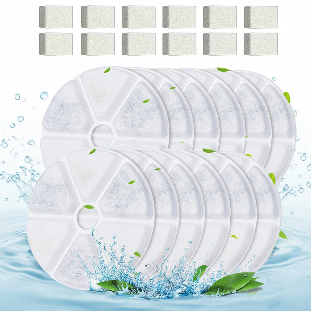 douze pièces filtre fontaine a eau pour chat