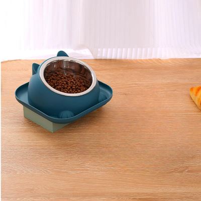 Gamelle Chat - CatTiltProof™ - Bleu - L'Univers Du Chat