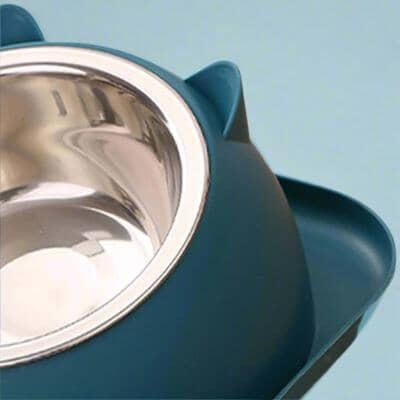 Gamelle Chat - CatTiltProof™ - Bleu - L'Univers Du Chat