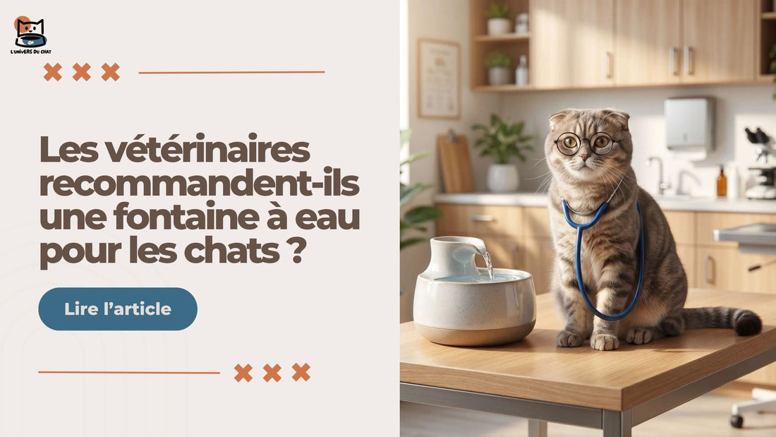 Les vétérinaires recommandent-ils une fontaine à eau pour les chats ?