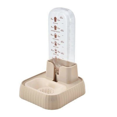 Fontaine eau pour chat beige