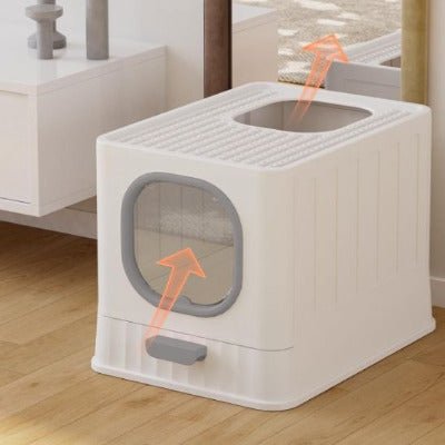 Aération optimale du bac pour litière chat