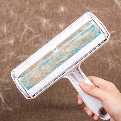 Brosse anti poil bleu