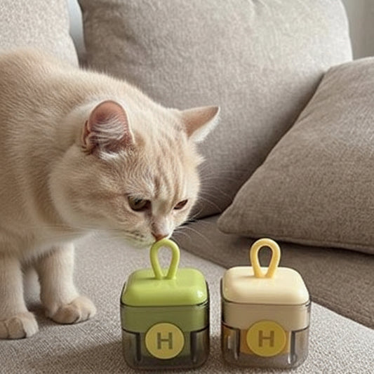 brosse anti poils magique près du chat 