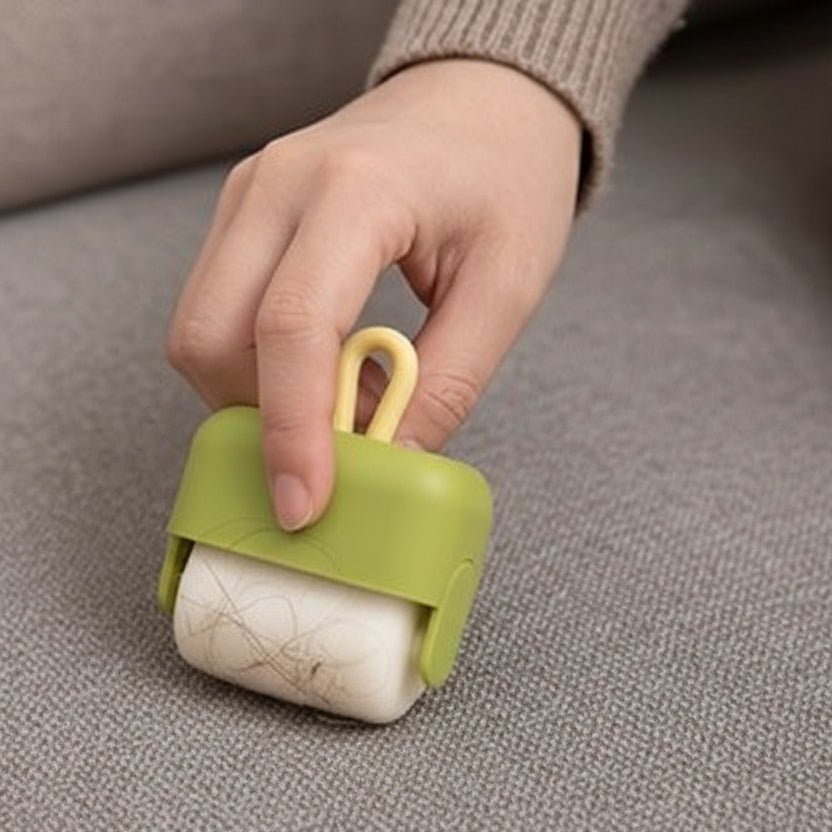brosse anti poils magique verte