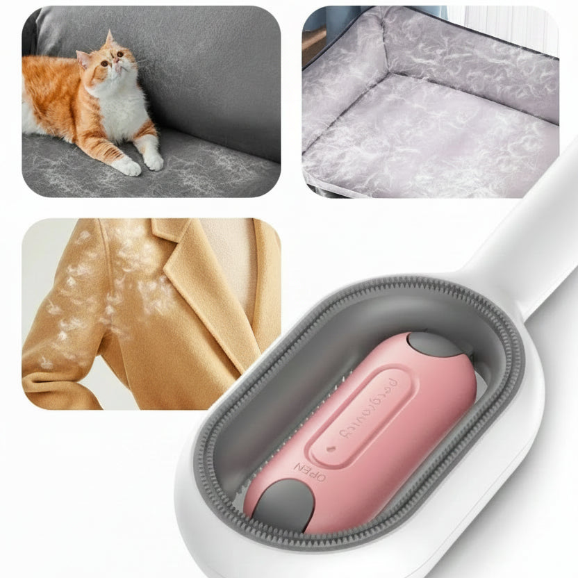 anti poli brosse chat poil long professionnel 