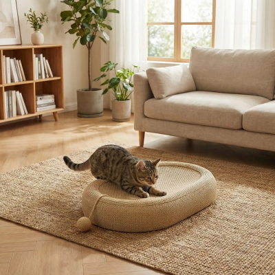 chat en train de griffer le griffoir a chat