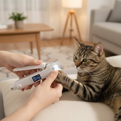 chat fixant le coupe ongle pour chat