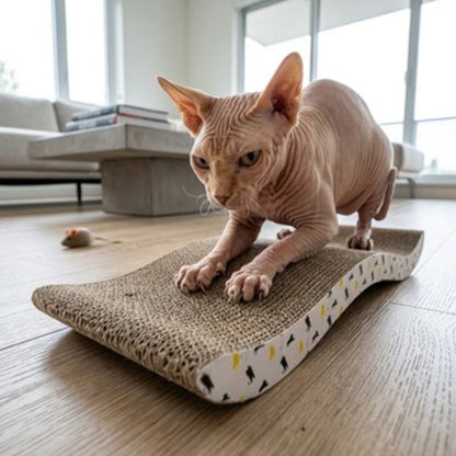 chat griffe griffoir pour chat en carton ondulé