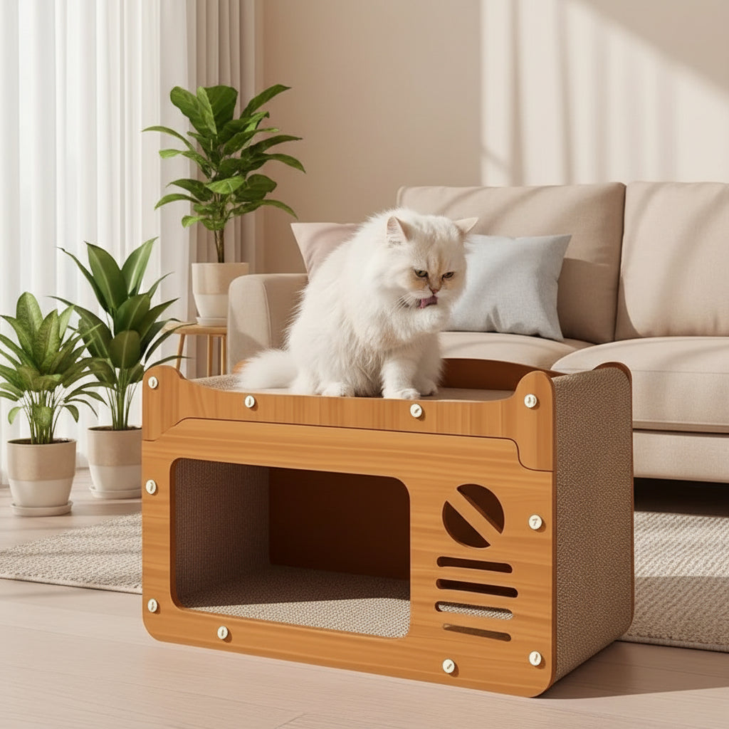 chat se lèche sur le 