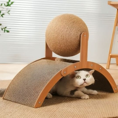 chat sous griffoir pour chat design
