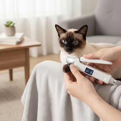 chat zen pendant coupe ongle pour chat