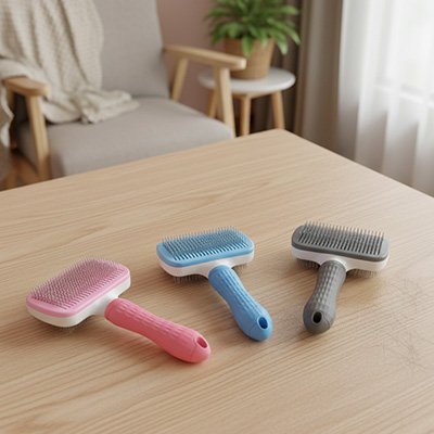 coloris différentes de Brosse pour chat