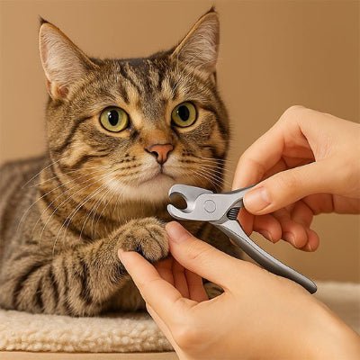 Coupe griffe pour chat utilisée sur les griffes d’un chat 