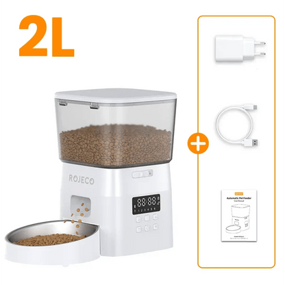 Distributeur Croquettes - AutomaticCatFeeder™ - Blanc - L'Univers Du Chat