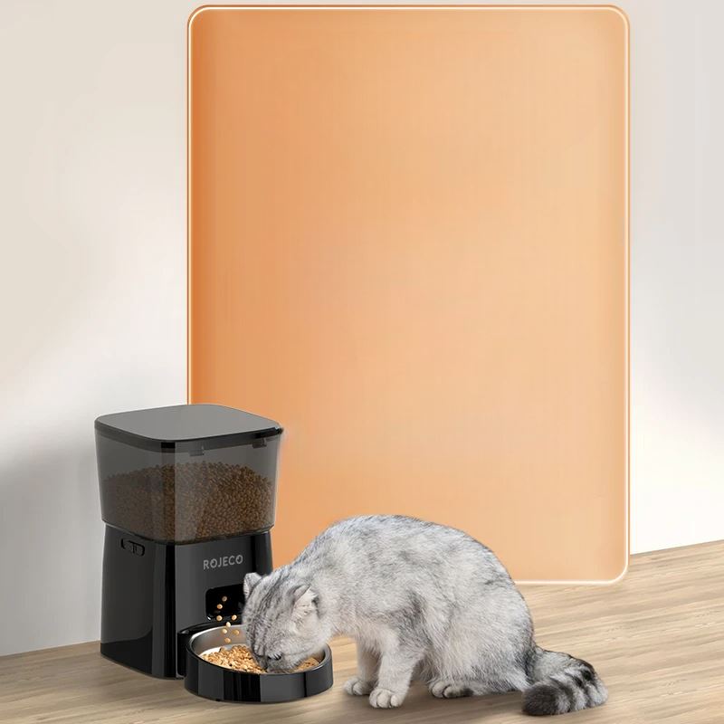 Distributeur Croquettes - AutomaticCatFeeder™ - Noir - L'Univers Du Chat