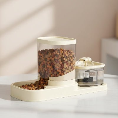 distributeur de croquette en double fonction 