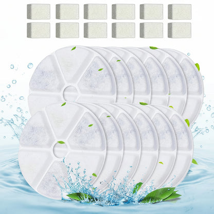 douze pièces filtre fontaine a eau pour chat