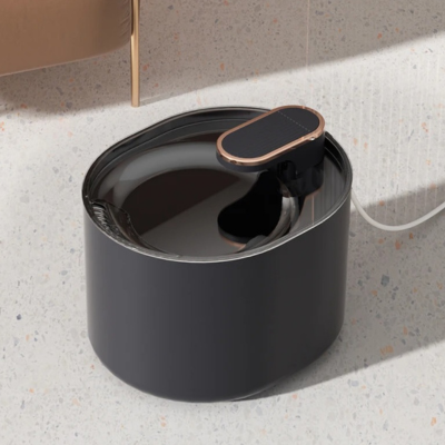 fontaine à chat noire