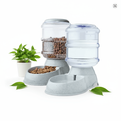 gamelle automatique chat gris