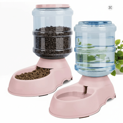 gamelle automatique chat rose