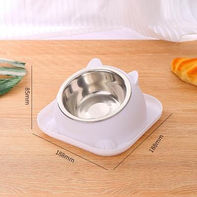 Gamelle Chat - CatTiltProof™ - Blanc - L'Univers Du Chat
