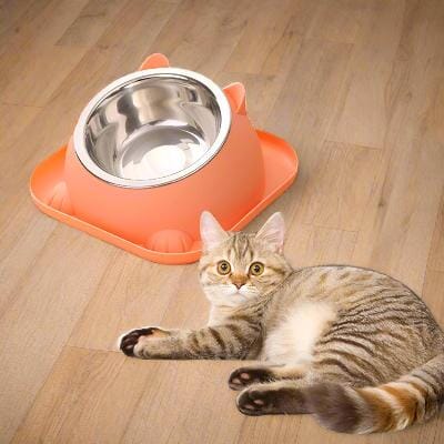 Gamelle Chat - CatTiltProof™ - Rose - L'Univers Du Chat