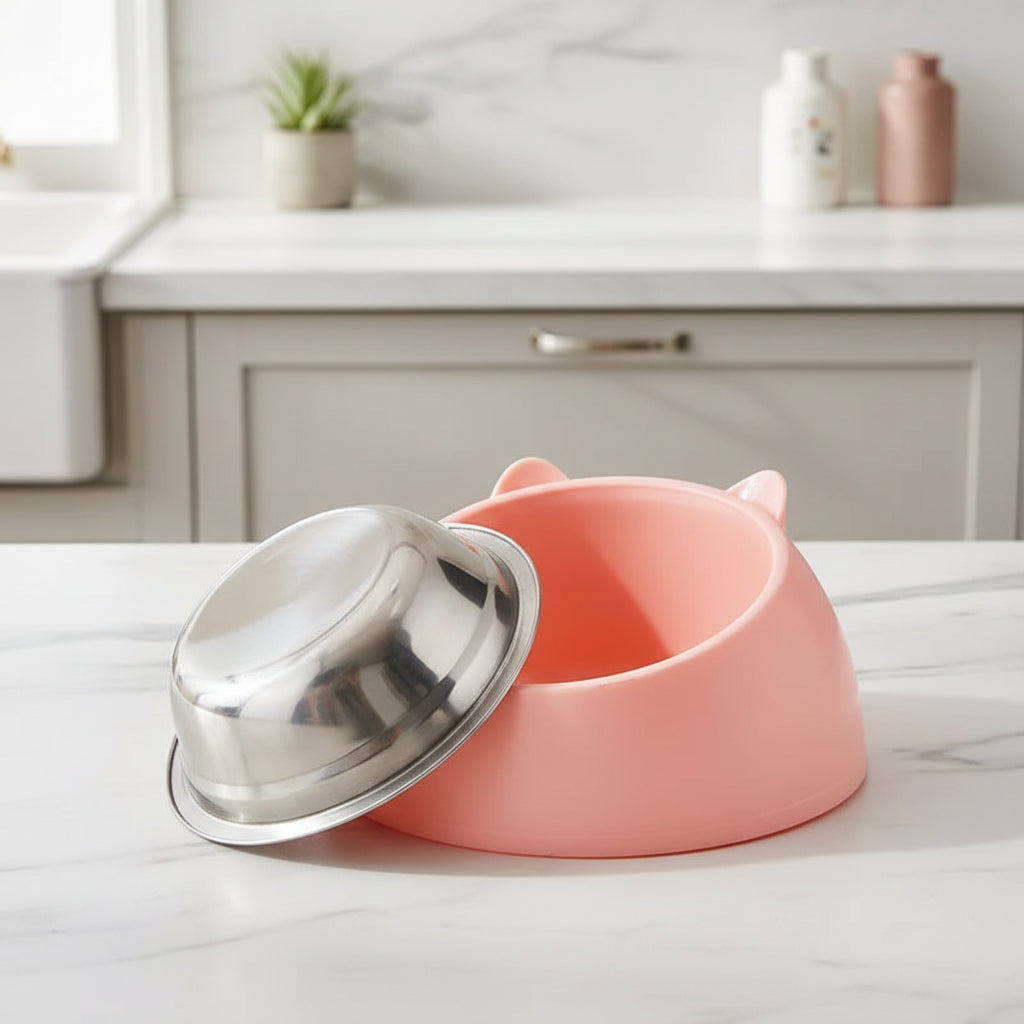 gamelle pour chat en inox