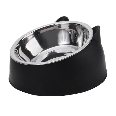 Gamelle pour chat noir