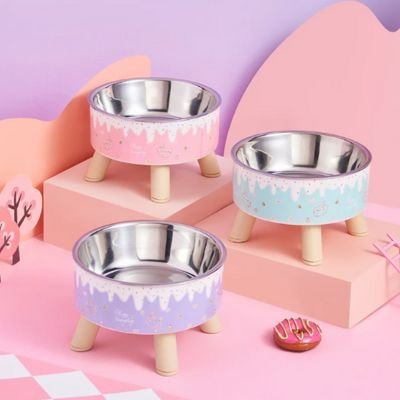 gamelles chat présenter dans un décore sympa