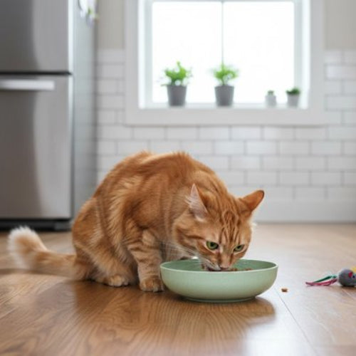Gamelles chat vertes