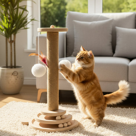 griffoir a chat dans le salon