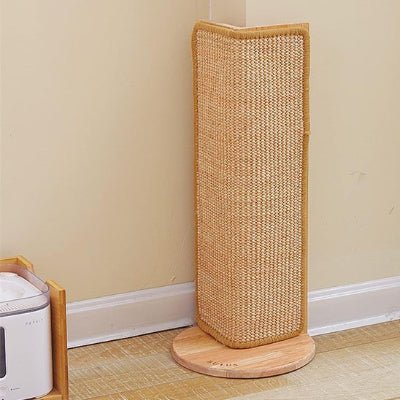 griffoir a chat installé sur le mur