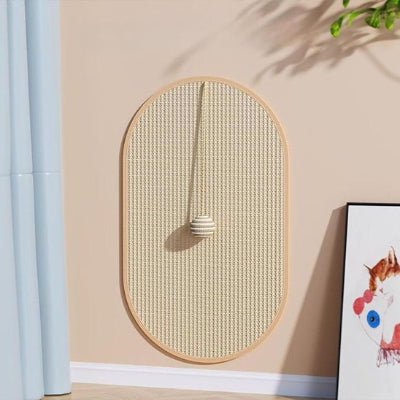 Griffoir chat mural fixé dans le salon