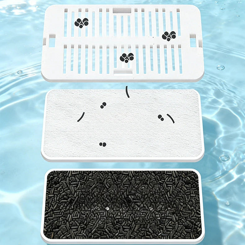 ingrédient du filtre fontaine a eau ceramique chat