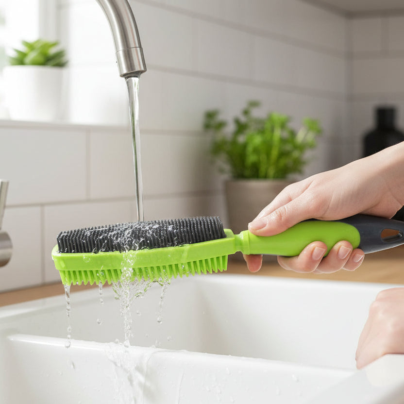lavage se la brosse anti poils