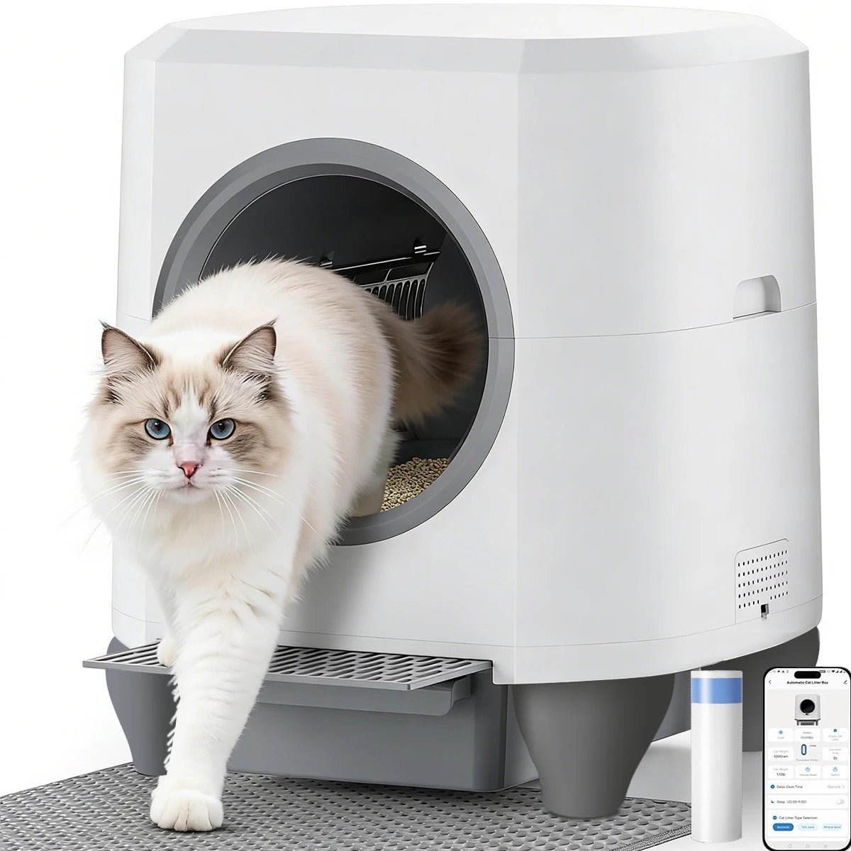 BAC A LITIERE TAMIS FERMÉ | Automatique 80L™ - L'Univers Du Chat