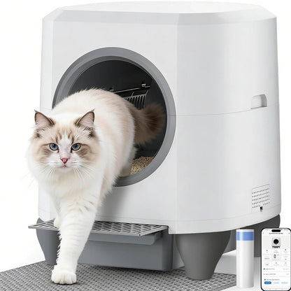 BAC A LITIERE TAMIS FERMÉ | Automatique 80L™ - L'Univers Du Chat