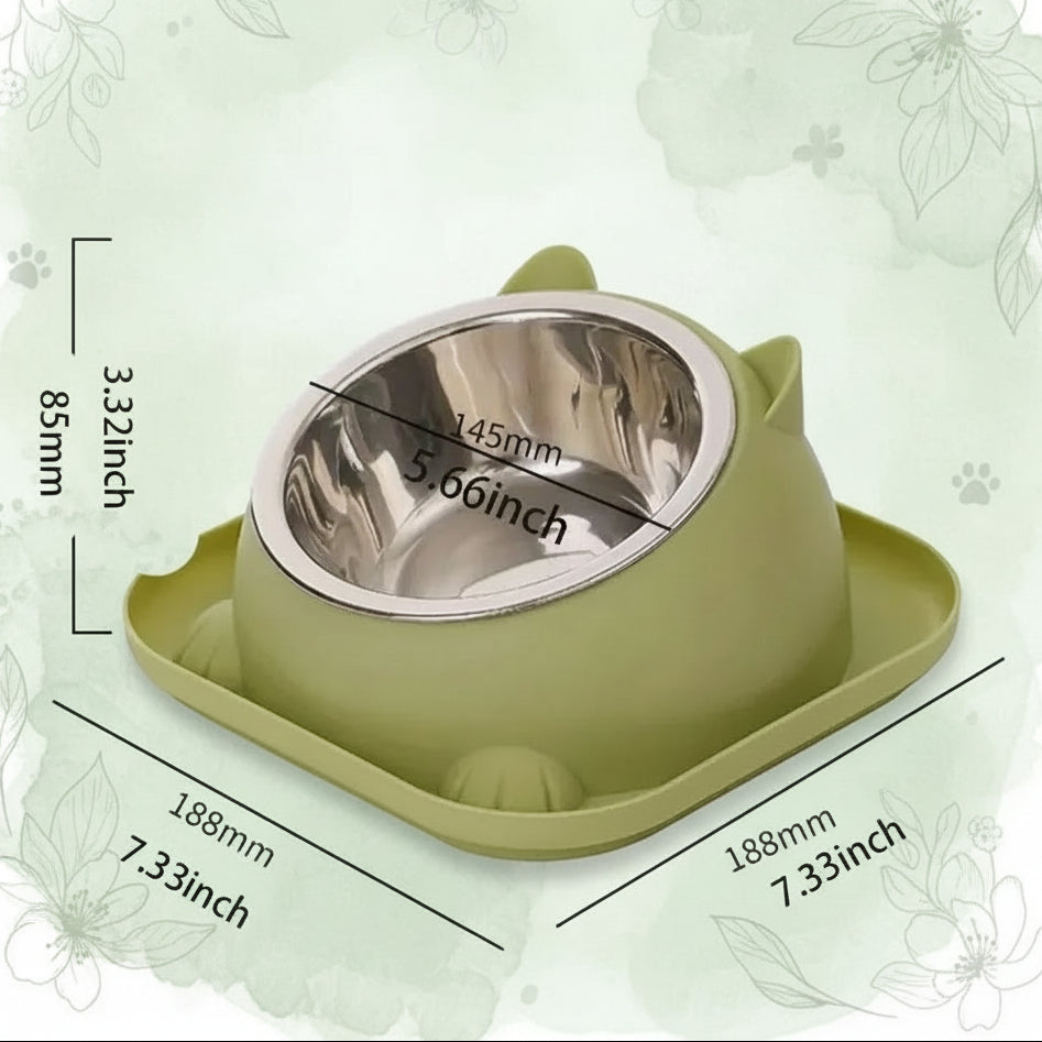 mesure de la gamelle chat
