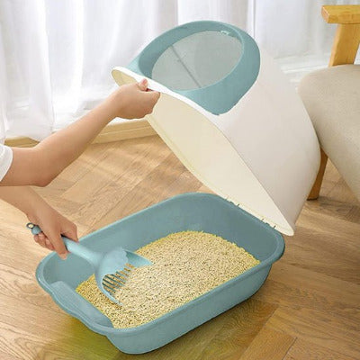 netoyage de bac à litière pour chat