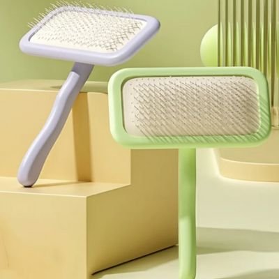 présentation de brosse pour chat à poil long