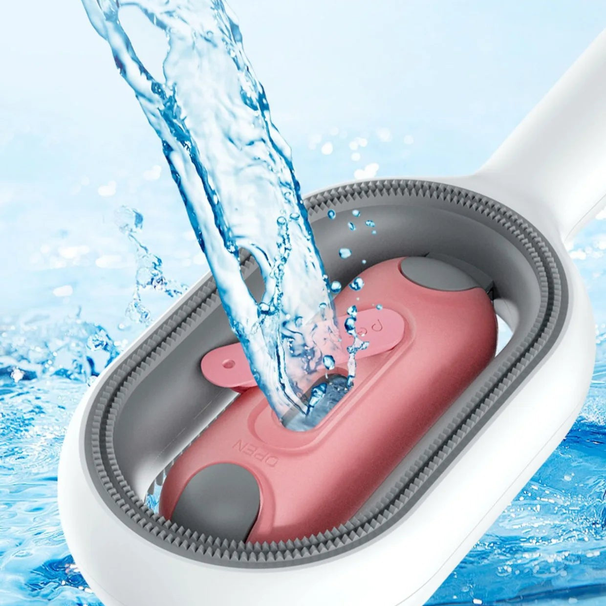 remplissage de la brosse chat poil long professionnel 