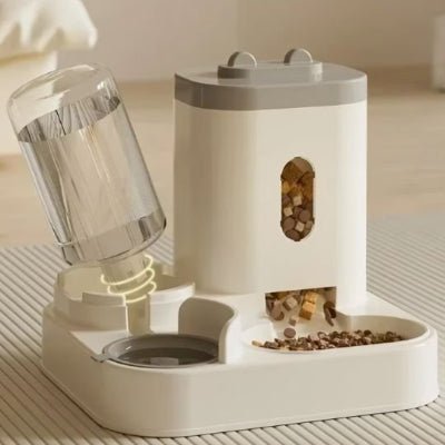 réservoir eau anti fuite distributeur de croquettes chat