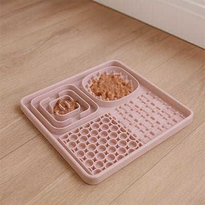 Tapis de lechage chat rose 